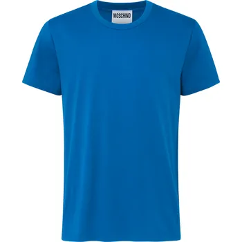 Pánské tričko MOSCHINO COUTURE Back Logo Blue tričko S Modrá