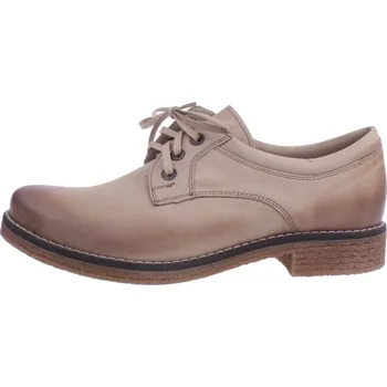 Dámské polobotky OBUV JANA ČR Boty Jana 656 béžové dámské kožené polobotky Velikost: 41