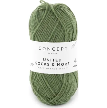 Příze Příze Katia United Socks & More 082 Military green