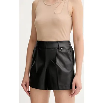 Dámské kraťasy Kraťasy Silvian Heach DOGIO dámské, černá barva, high waist, GPA25075SH 99X, vel. 38