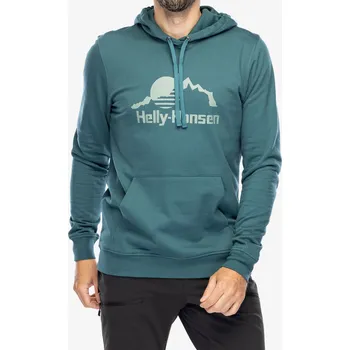 Pánská mikina Mikina s kapucí Helly Hansen Nord Graphic Pullover Hoodie - dark creek