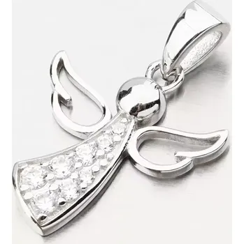 Přívěsek Dámský přívěsek stříbro 925 zirkon anděl PKL-3160