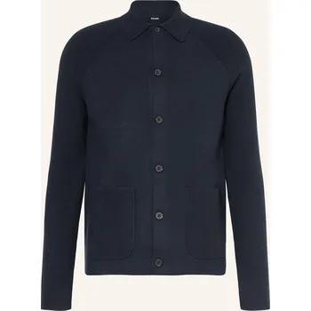 Pánský svetr Reiss Pánský Pletený Kardigan Fitzgerald, tmavě modrá, XS