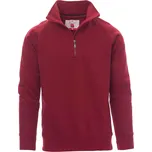 PAYPER MIAMI+ pánská mikina s polovičním zipem Barva: bordó, Velikost: M