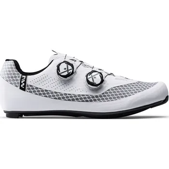 Pánské cyklistické tretry Northwave Mistral Plus - White/Black 40
