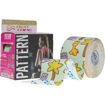 Tejpovací páska Rea Tape Pattern - páskové náplasti pro kineziologické tejpování (5cm x 5m) žirafa