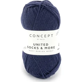 Příze Příze Katia United Socks & More 005 Medium blue