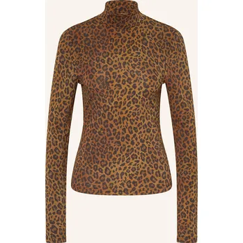 Dámské tričko Lala Berlin Dámské Tričko S Dlouhým Rukávem Telia, koňaková /...