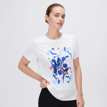 Dámské tričko Reserved - Tričko s potiskem - bílá - 494HD-00X - 494HD-00X-L