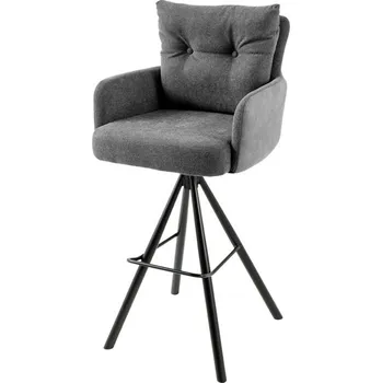 Barová židle Barová židle BIG GEORGE antracitová otočná