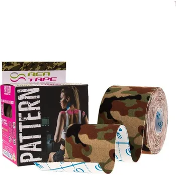 Tejpovací páska Rea Tape Pattern - páskové náplasti pro kineziologické tejpování (5cm x 5m) maskáče