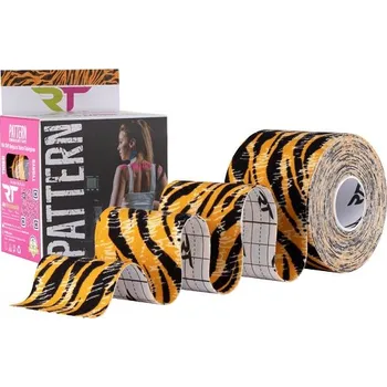 Tejpovací páska Rea Tape Pattern - páskové náplasti pro kineziologické tejpování (5cm x 5m) tygr