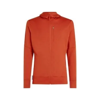 Pánská móda Icebreaker Merino 260 Quantum IV LS Zip Hoodie Men AGATE oranžová L