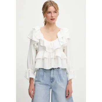 Dámská halenka Halenka Answear.LAB dámská, bílá barva, hladká 15659.fh 00X, vel. L