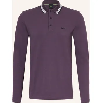 Pánská móda Boss Pánská Polokošile Z Piké Plisy Regular Fit, tmavě...