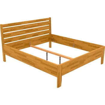 Postel Celomasivní postel z buku Lugo, 180x200 cm, provedení BK5 přírodní