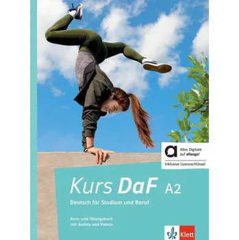 Německý jazyk Kurs DaF 2 (A2) - Hybride Ausgabe - Kurs./Übungsbuch + MP3/Video allango.net + Lizenz (24 Monate)