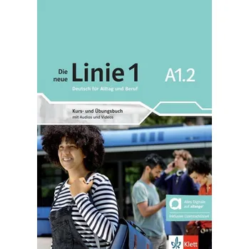 Německý jazyk Die neue Linie 1 - A1.2 - Hybride Ausgabe - Kurs./Übungsbuch + MP3/Video allango.net + Lizenz (24 Monate)