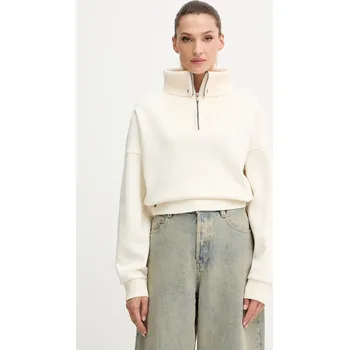 Dámská mikina Mikina Iceberg dámská, béžová barva, hladká, E021 6315 E021.6315 01X, vel. XS