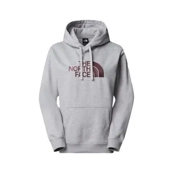 Dámská mikina The North Face DREW PEAK PULLOVER HOODIE Women FB3 TNF LIGHT GREY HEATHER/TAWNY QUARTZ šedá S