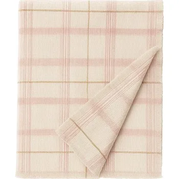 Přehoz na lůžko Světle růžový bavlněný dětský přehoz 140x200 cm Tartan Rose – Lorena Canals ID_1796310