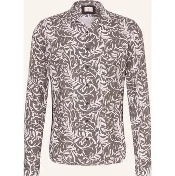 Pánská košile q1 Manufaktur Pánská Košile Olly Extra Slim Fit, tmavě hnědá...