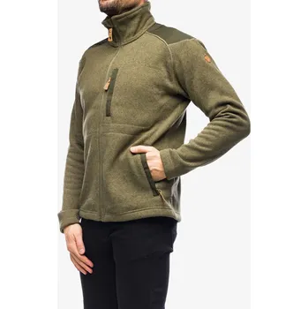 Pánská mikina Mikina Fjallraven Buck Fleece - laurel green/deep forest