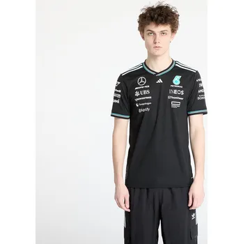 Cyklistické oblečení Dres adidas x Mercedes Amg Petronas Formula One Team Driver Authentic Jersey Black/ Black/ White S