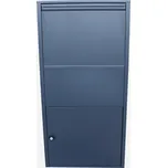 Box na balíky (440x220x880mm) s přepadovou lištou na ochranu balíků, tloušťka 0.8mm), Max. velikost balíku: 360x170x260m