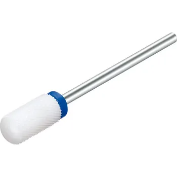 Bruska na nehty PROMED Keramická fréza č. 198606 dlouhý kužel, střední hrubost, modrá