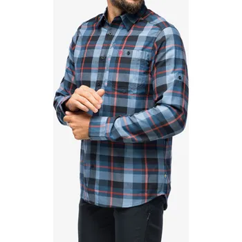 Pánská košile Turistická košile Fjallraven Fjallglim Shirt - indigo blue/dawn blue