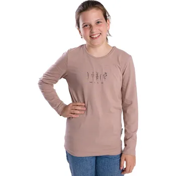 Dívčí tričko Dívčí triko Betty mode WILD mocca