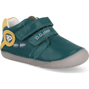Barefoot dětské kotníkové boty D.D.step S070-52576B zelené Velikost: 24