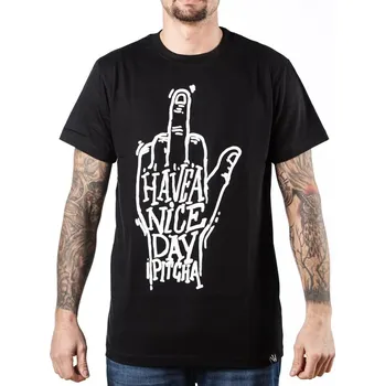Pánské tričko PITCHA triko NICE DAY 2 black - 2XL