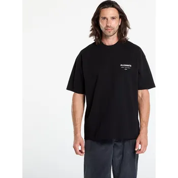 Pánské tričko Tričko AllSaints Underground Ss Crew Jet Black XL