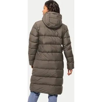 Dámská větrovka Jack Wolfskin Vatovaná bunda Frozen Palace Coat 1204133 Hnědá Regular Fit L
