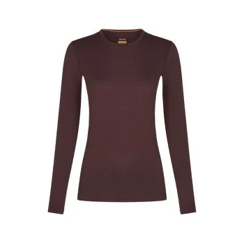 Icebreaker Oasis LS Crewe Women (104375) JAVA fialová L