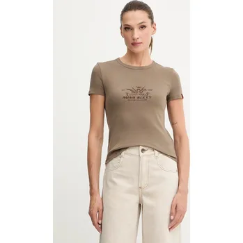Dámské tričko Tričko Miss Sixty dámské, hnědá barva, 6S3SJ56300 84X, vel. S