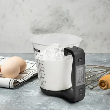 Kuchyňská váha Digitální kuchyňská odměrka – na baterie – 600 ml