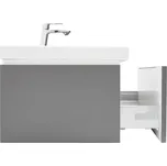 Swiss aqua technologies Koupelnová skříňka s umyvadlem SAT Feel 120x30x44,8 cm antracit mat SATFEEL120ANTU4BA