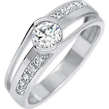 Prsten Brilio Silver Moderní stříbrný prsten 426 001 00503 04 53 mm + 2 měsíce na vrácení zboží