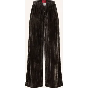 Dámské pyžamo Hugo Dámské Pyžamové Kalhoty Velvet Z Materiálu Nicki, tmavě...