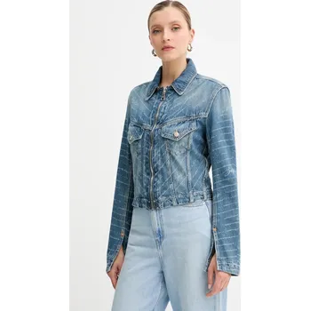 Pánská větrovka Džínová bunda BOSS Orange C_DNM ZP TRCK JACKET 50542426 modrá 55J, vel. XL