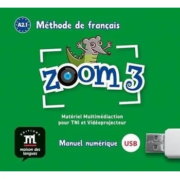 Cizí jazyk Zoom 3 (A2.1) – Clé USB Multimédiaction