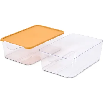 Úložný box 709888 - Tchibo - Úložné boxy do lednice - barva: žlutá