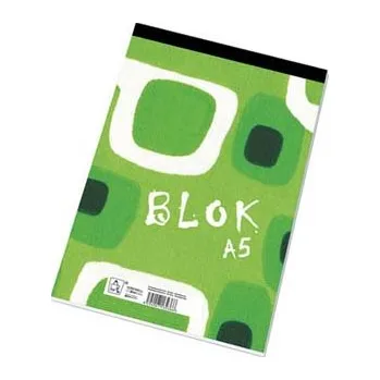 Sešit Blok poznámkový, čtverečkovaný, A5, 50listů