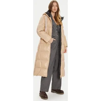 Dámská větrovka ViCOLO Vatovaná bunda TS0025 Béžová Regular Fit S