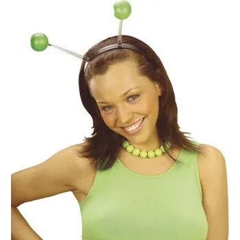 Karnevalový doplněk Tykadla - Kuličky Barva: Zelená