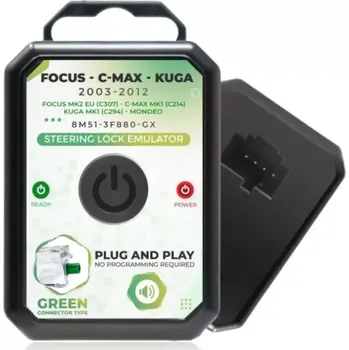 Emulátor zámku řízení Ford Focus, C-Max, Kuga pro zámky se zeleným konektorem 8M51-3F880-GX