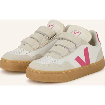 Dámská móda Veja Dívčí Sneakersy V-90, režná / krémová / růžová, 38